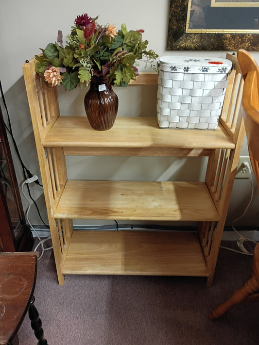 Wood Folding Shelving Unit