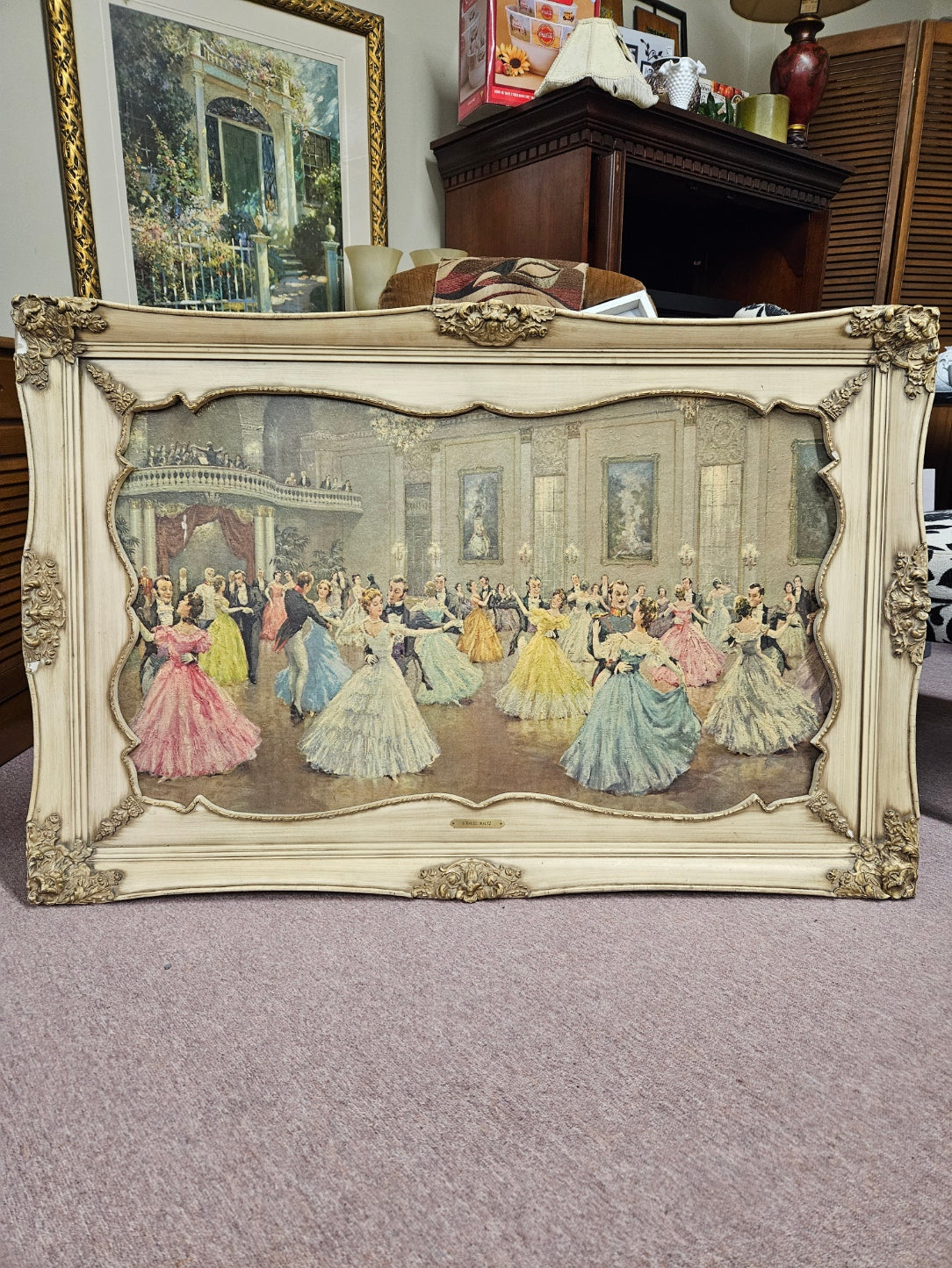 Framed Strauss Waltz Print