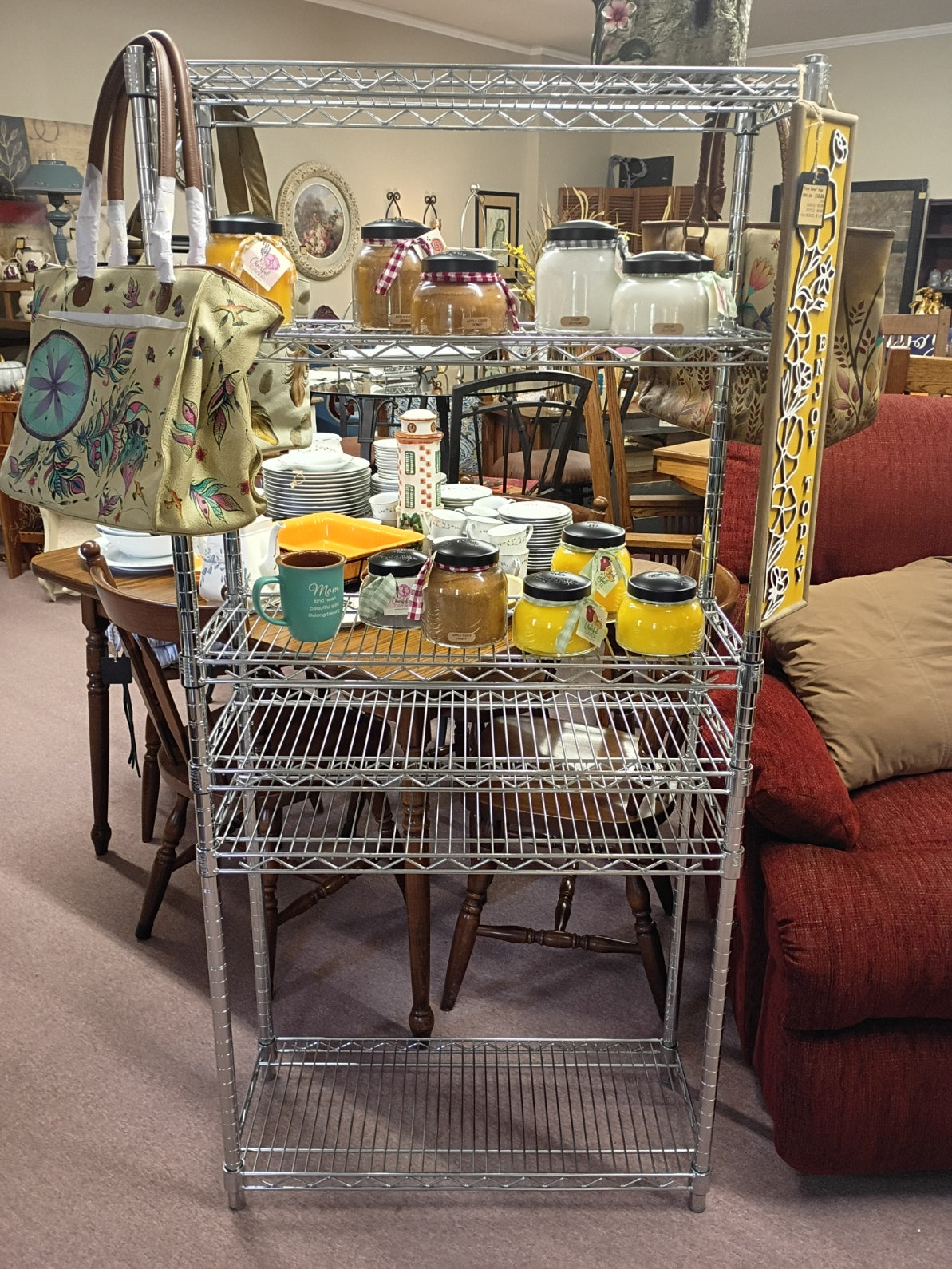 Consigment Rack Stainless Steel Storage Rack – New Leaf Consignment Plus