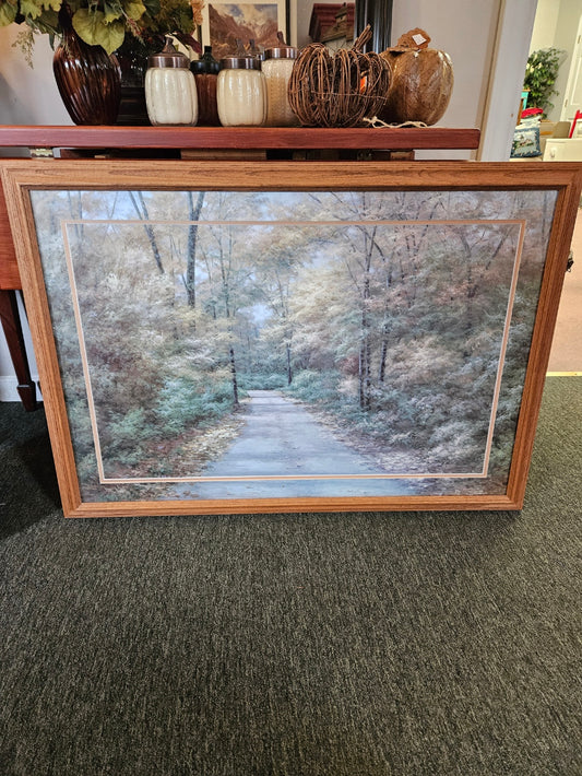 Oak Framed Forest Print