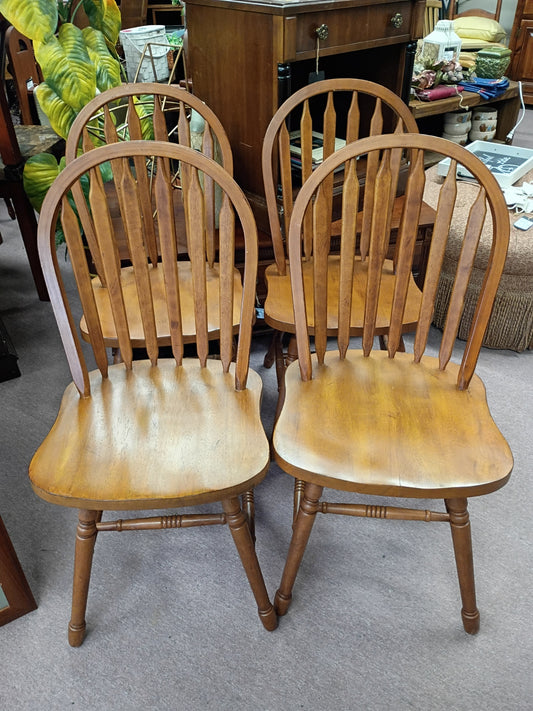 Set of 4 Bow Back Chairs