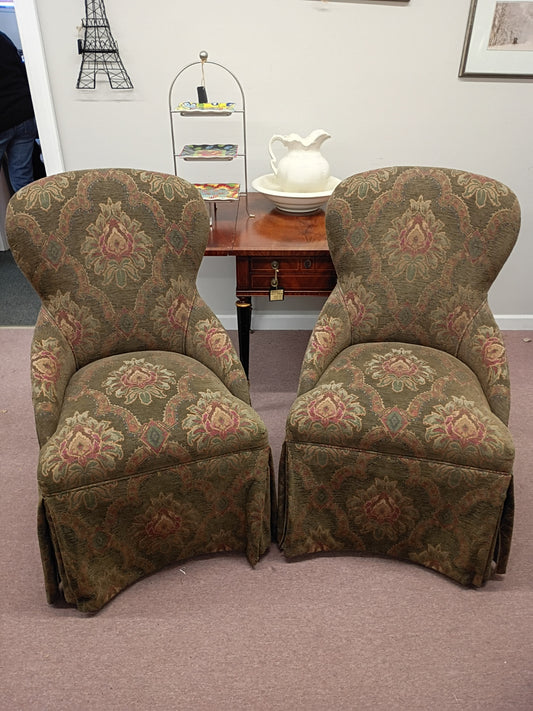 Pair of Upholstered Accent Chairs