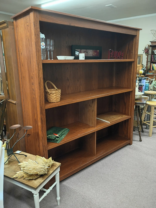 Large Oak Shelving Unit