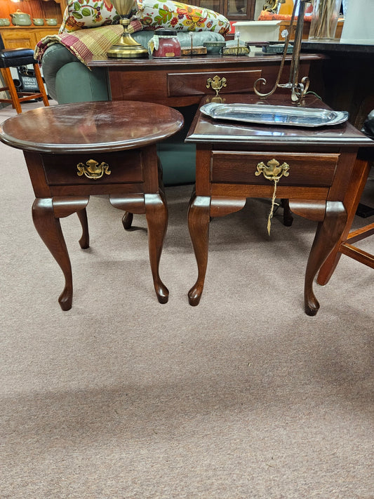 Pair of Cherry End Tables