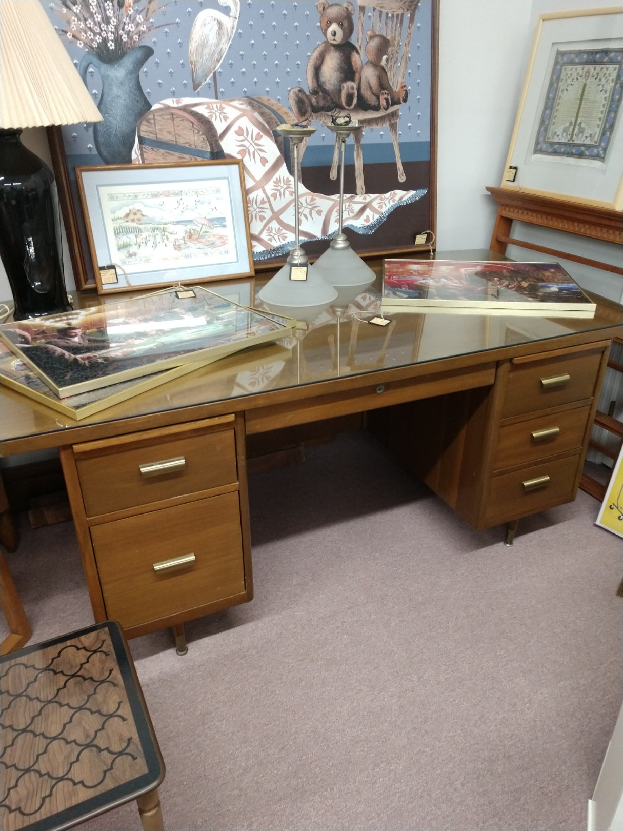 Mid-Century Modern Executive Desk