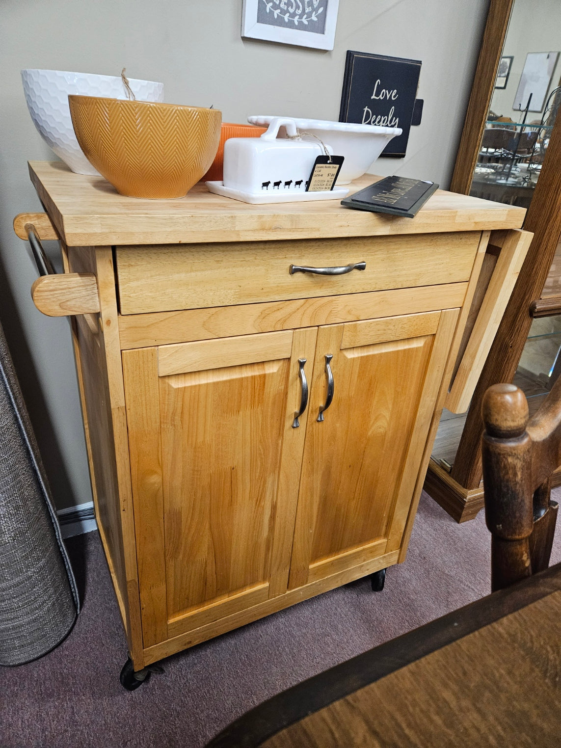 Kitchen Cart on Casters