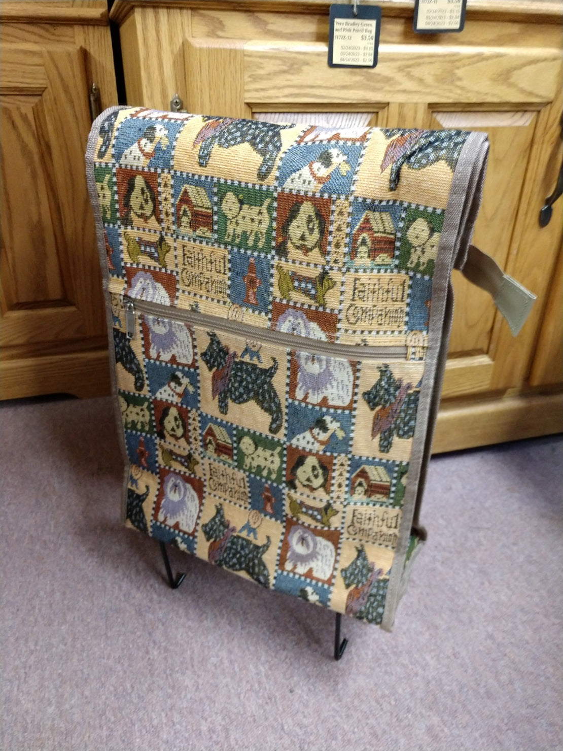 Tapestry Bag on Wheels