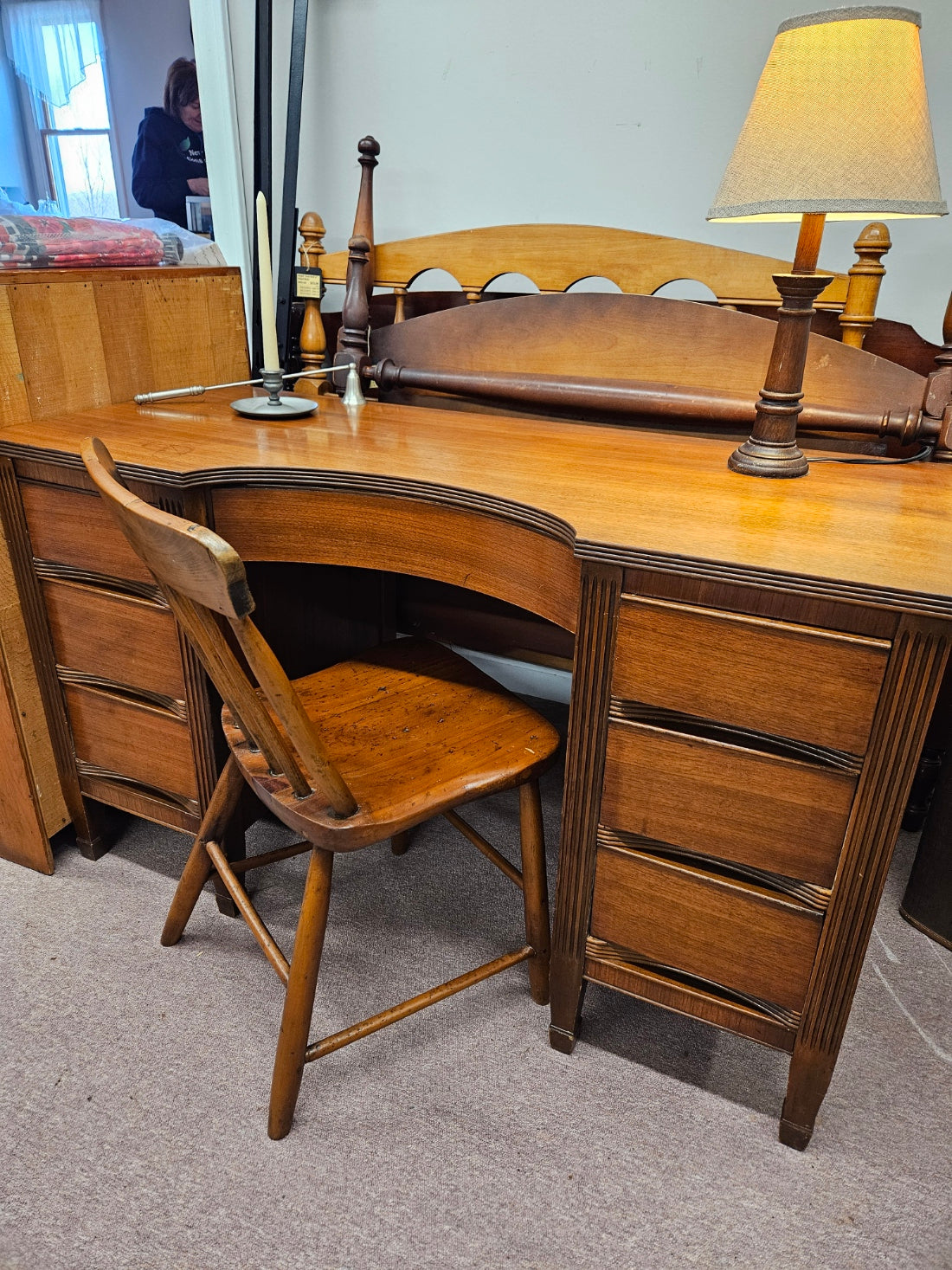 Vintage Desk with Chair