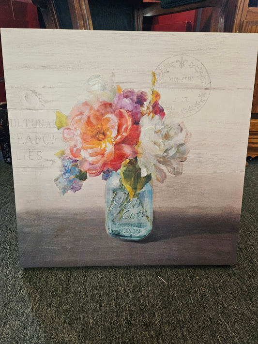 Floral in Vase Canvas