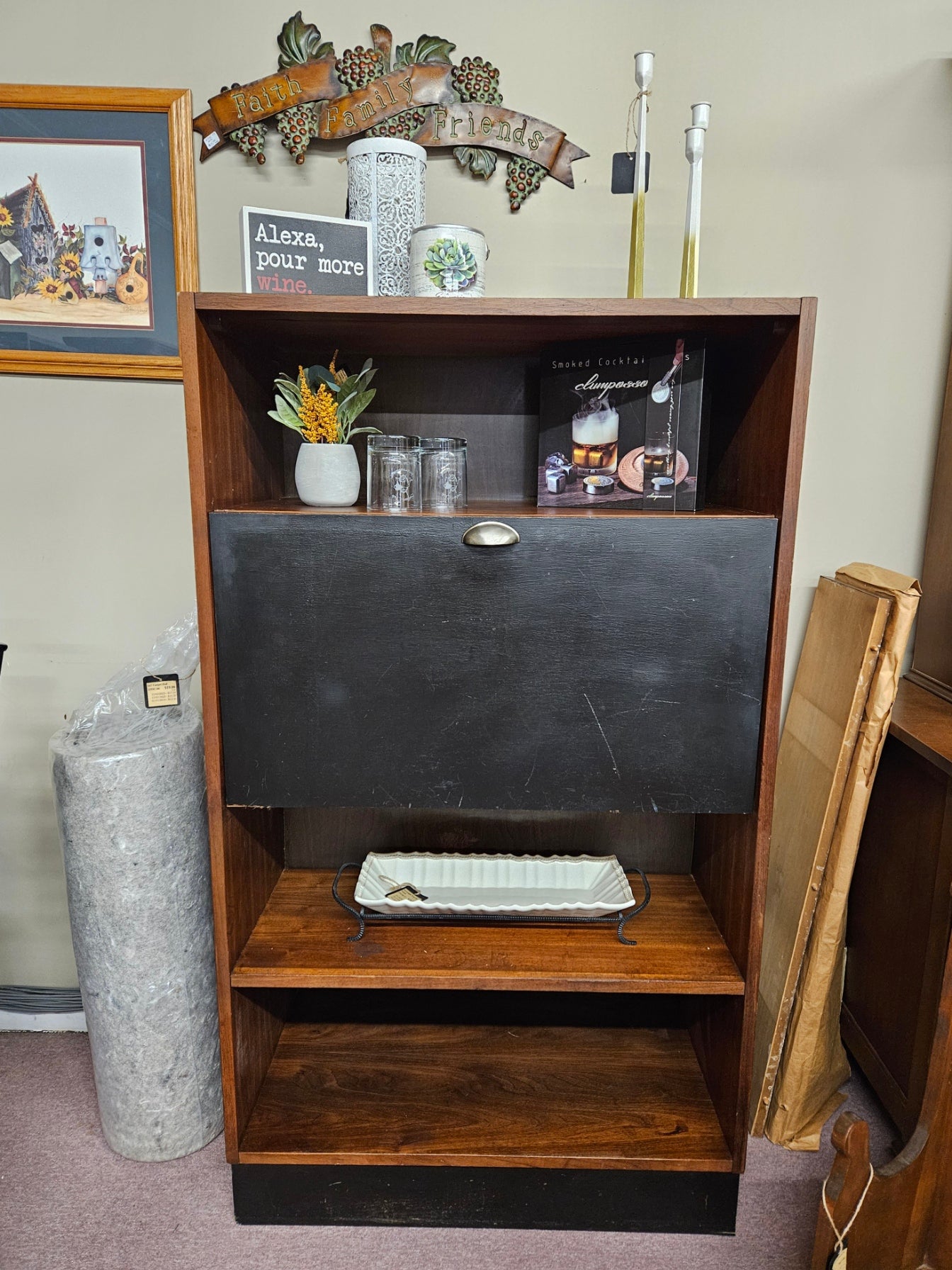 Bookshelf w/ Closed Storage