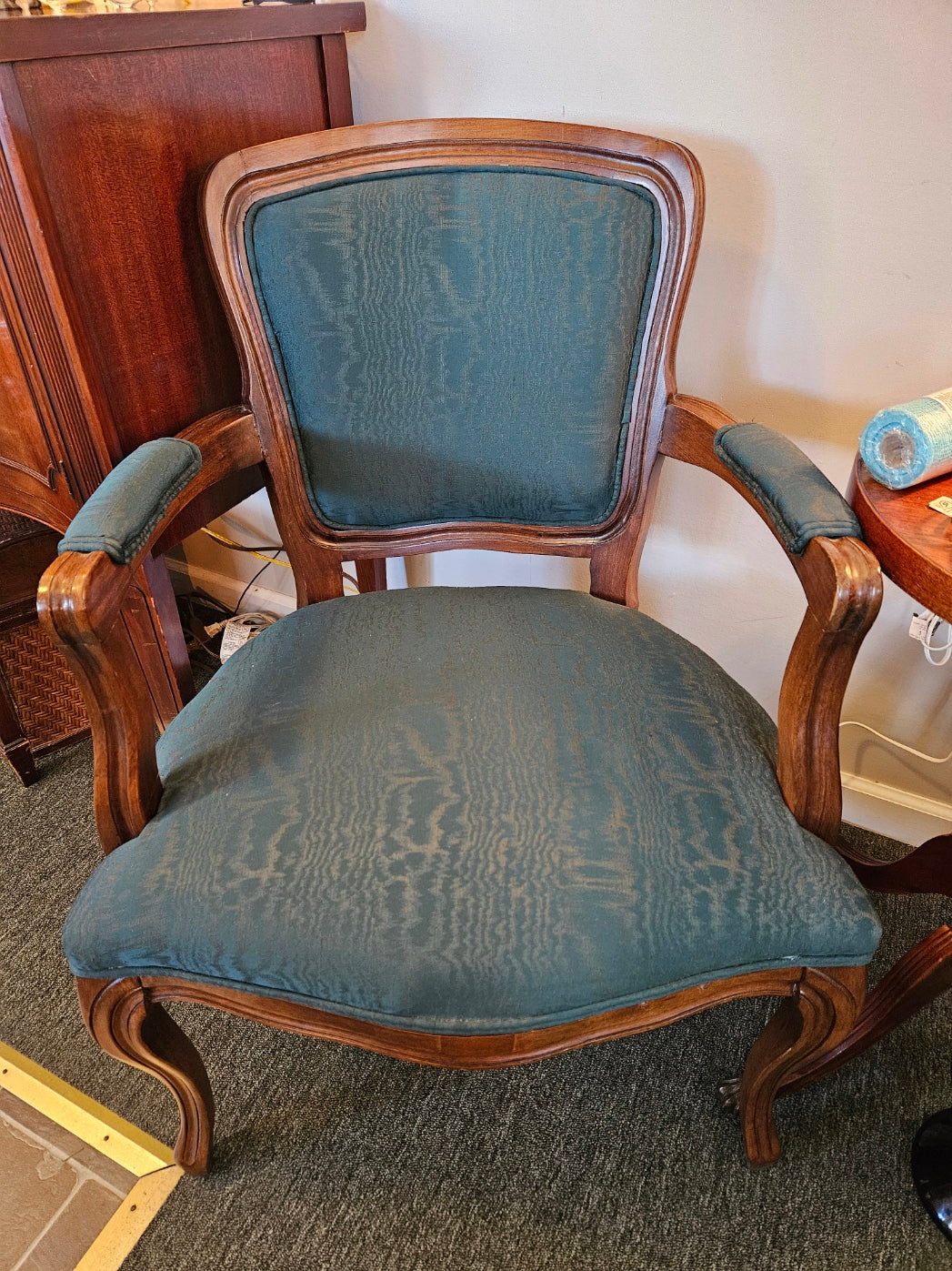 Vintage, Upholstered Am Chair