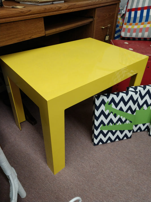 Yellow Parsons Table