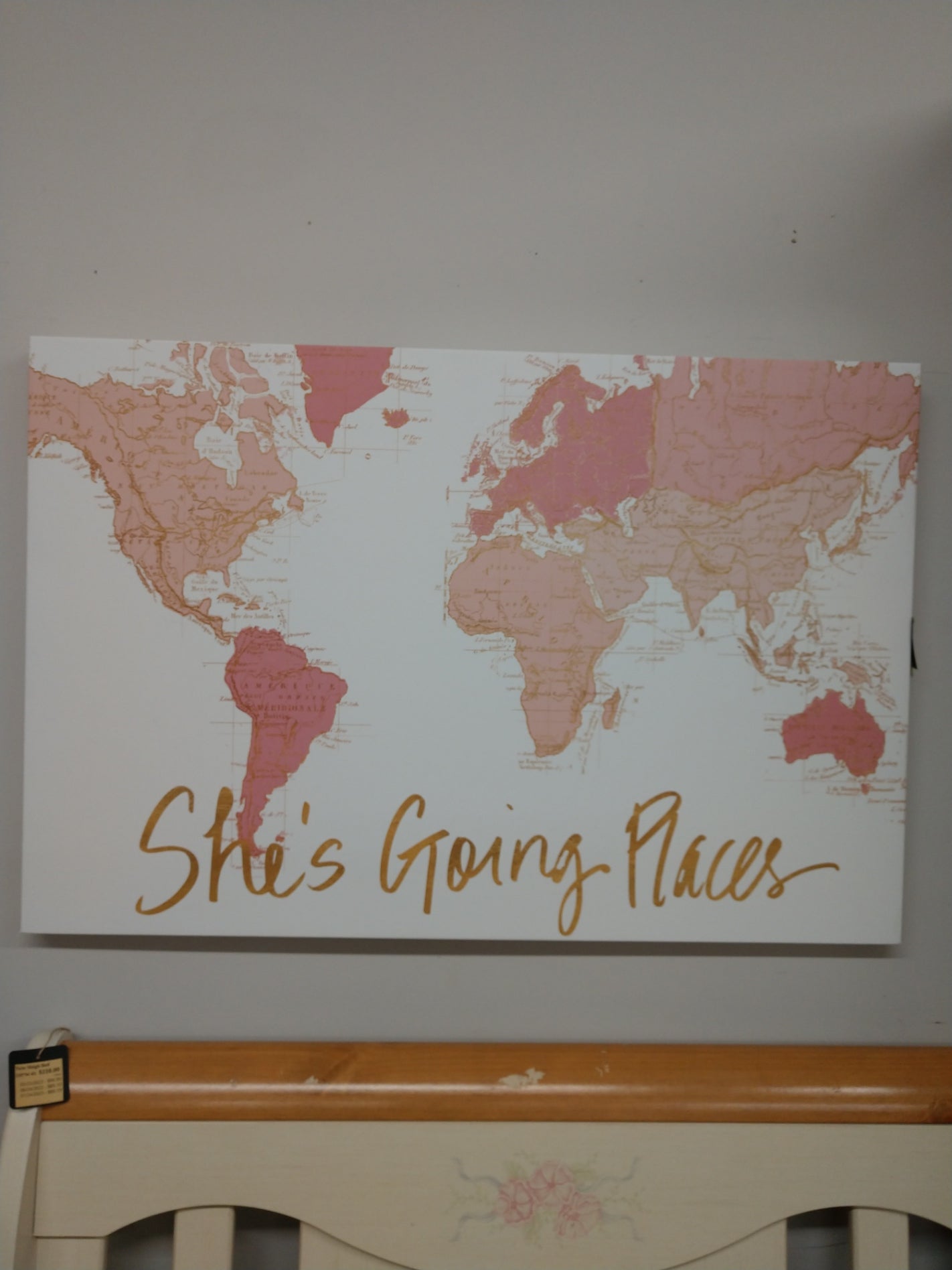 "She's Going Places" Canvas