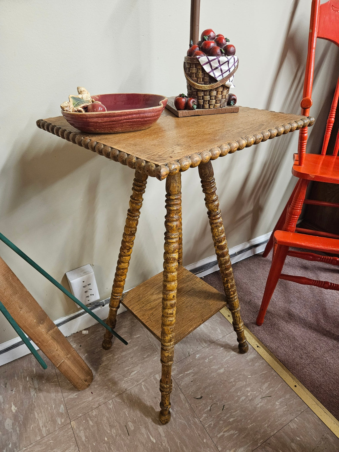 Spindle Leg Accent Table