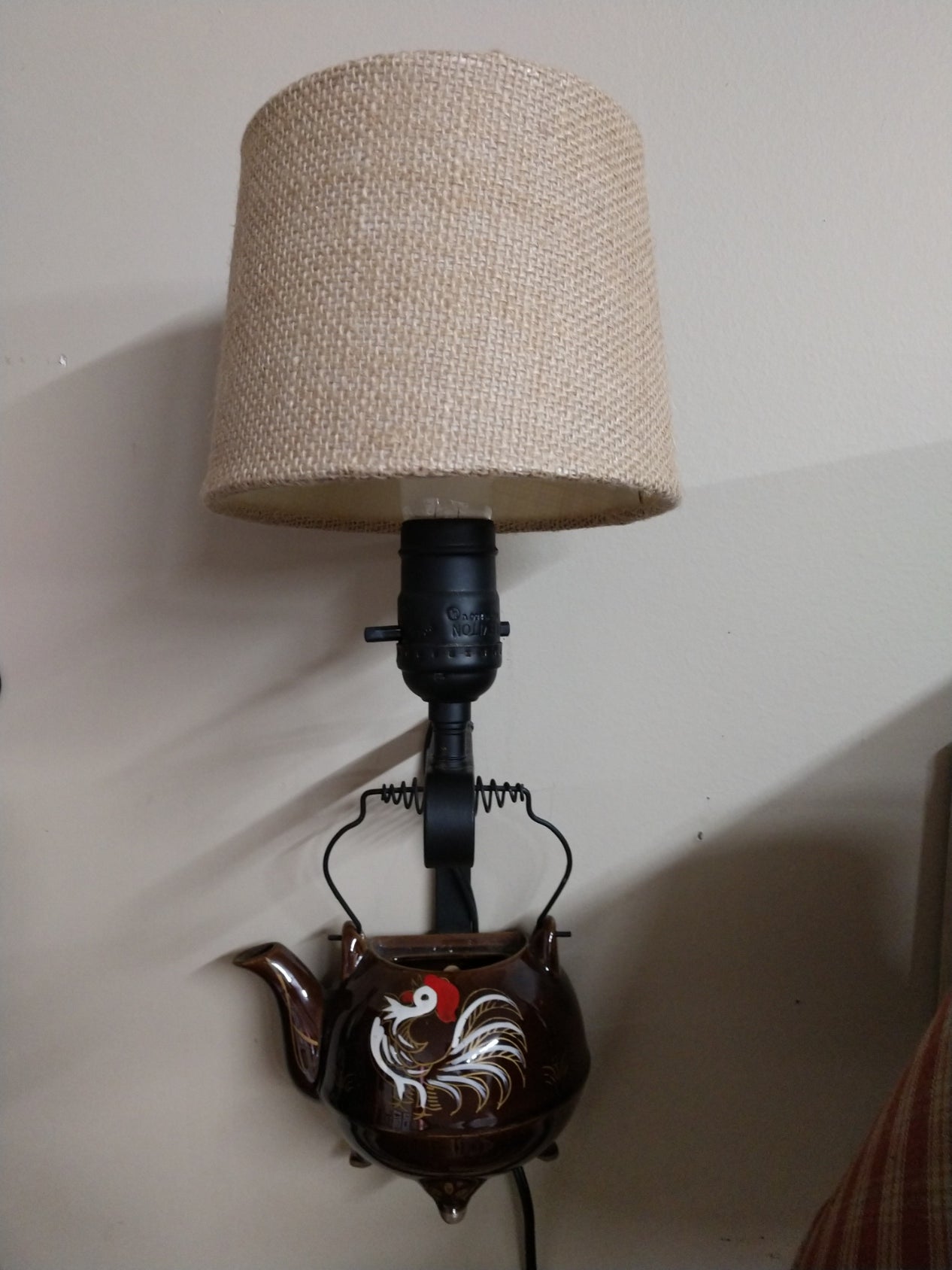 Small, Chicken Wall Lamp