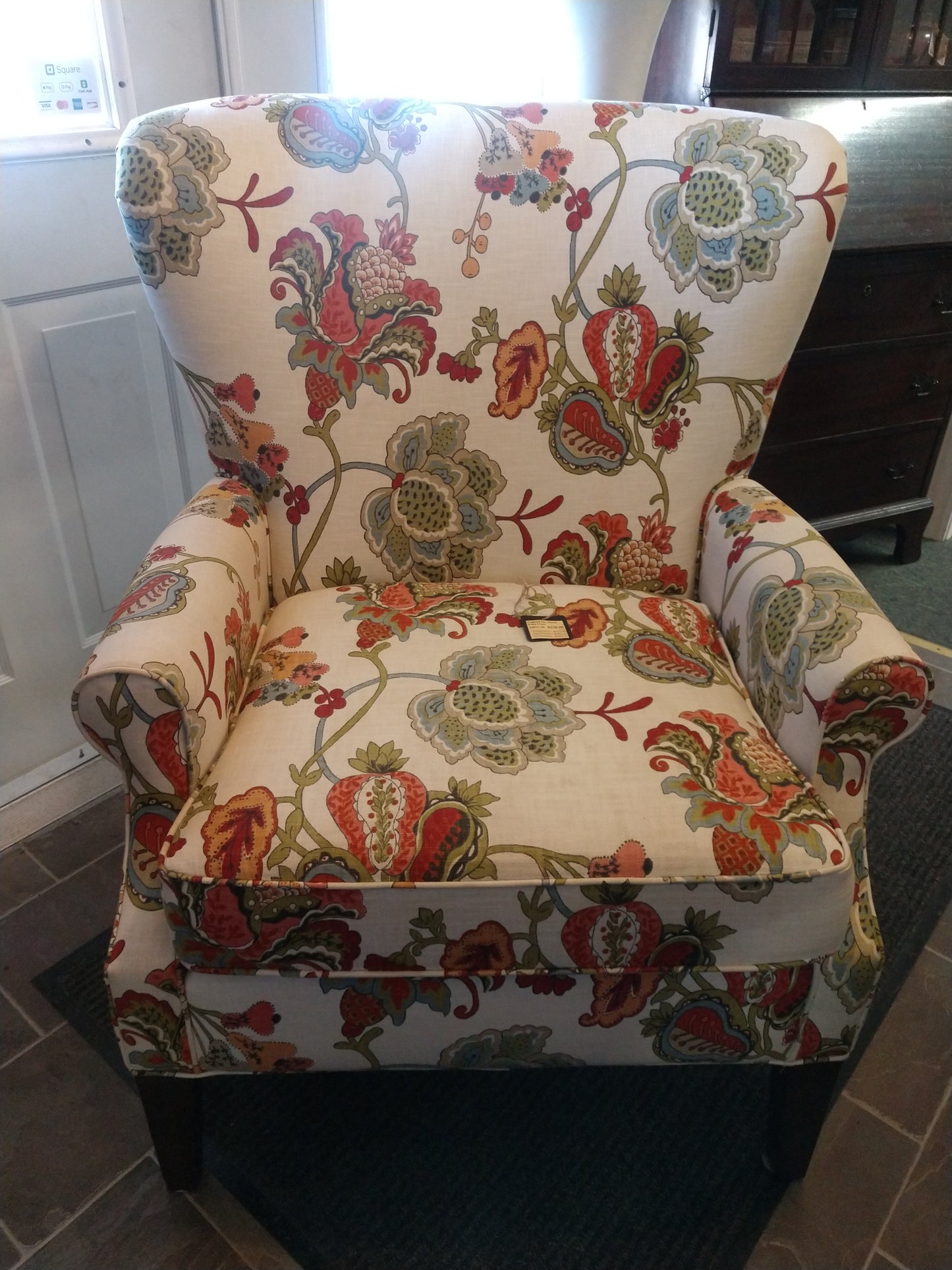 Floral Patterened Chair